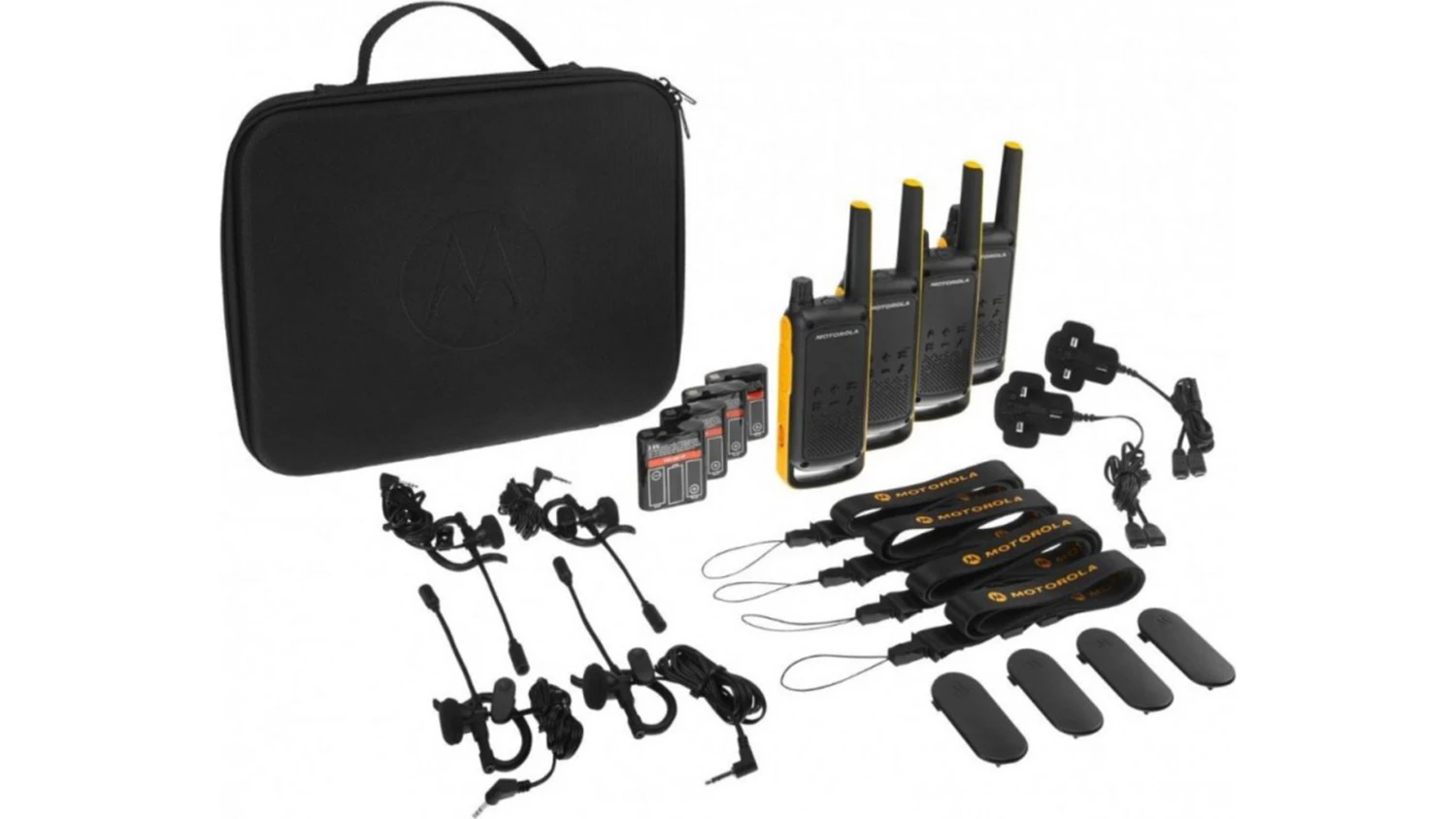 Súprava vysielačiek Motorola T82 Extreme Quad Pack WT s príslušenstvom