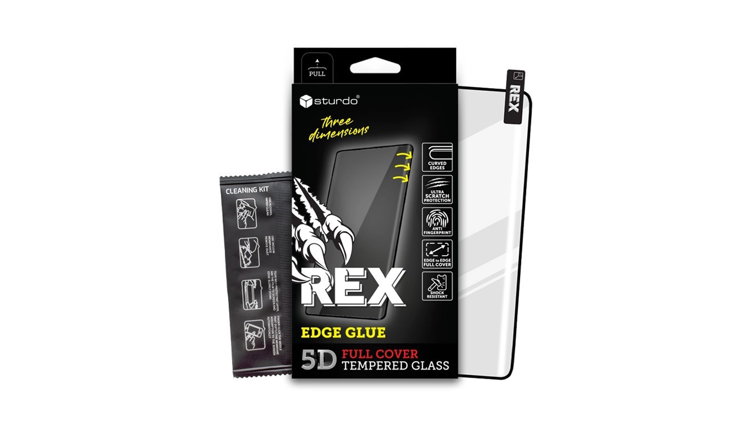 Ochranné sklo Sturdo REX EdgeGlue 5D pre Xiaomi REDMI Note 15 LTE