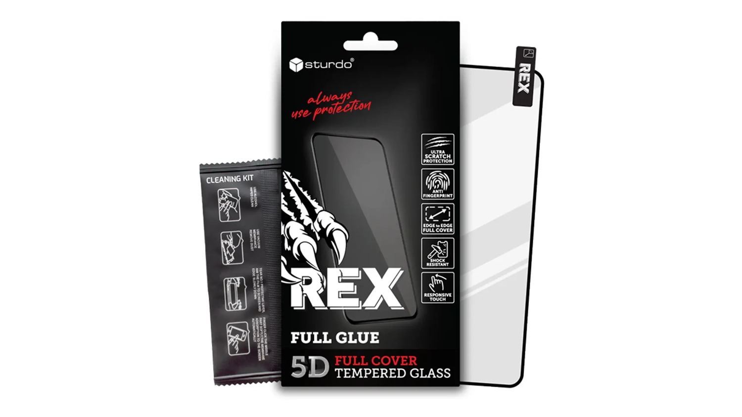Ochrann&eacute; sklo Sturdo REX FullGlue 5D pre Xiaomi REDMI Note 15 Pro 5G