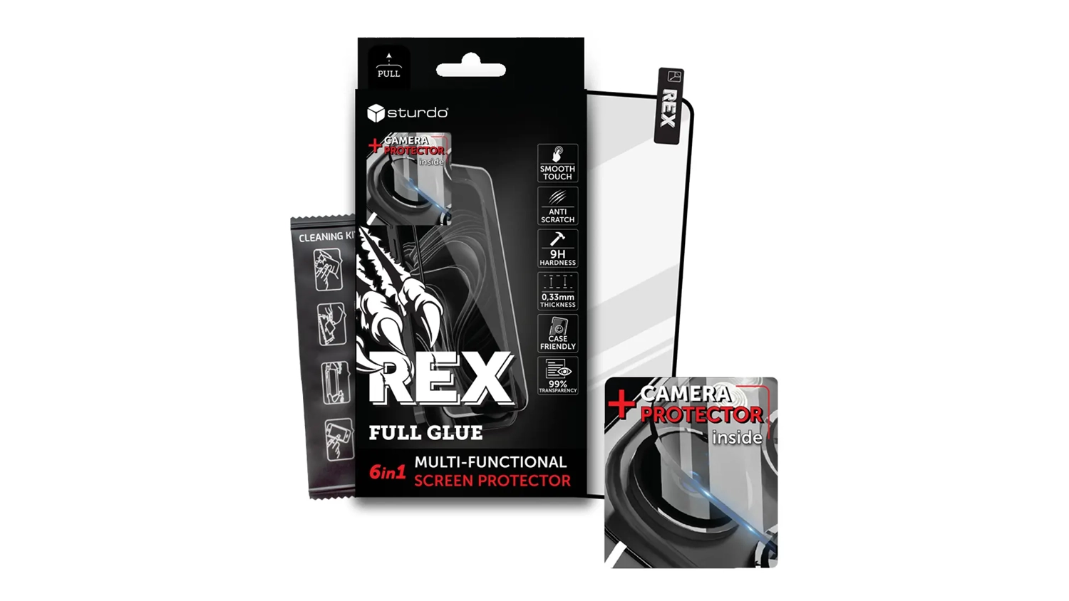 Balenie ochrann&eacute;ho skla Surdo REX FullGlue 6in1 pre Xiaomi REDMI Note 15 Pro 5G