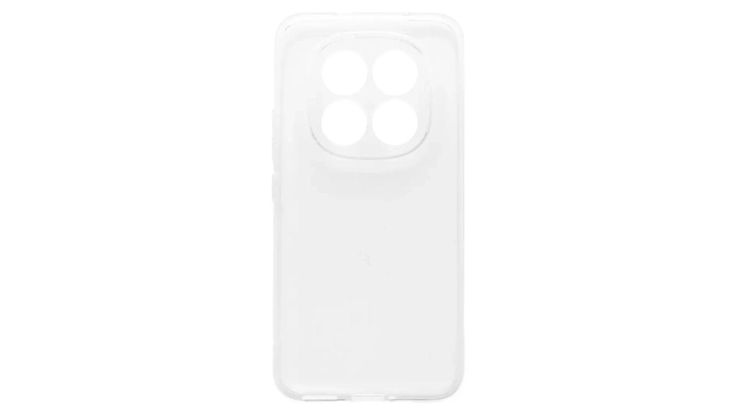 Puzdro na mobil Mobilnet silikónové pre Xiaomi REDMI Note 15 Pro 5G priehľadné zadný pohľad