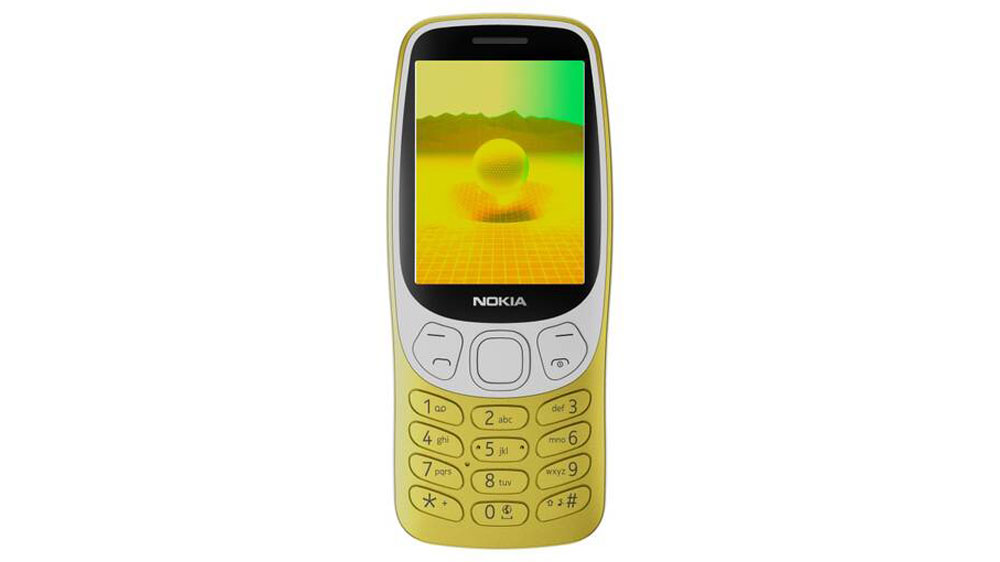 Mobilný telefón Nokia 3210 4G 2024 zlatá_01
