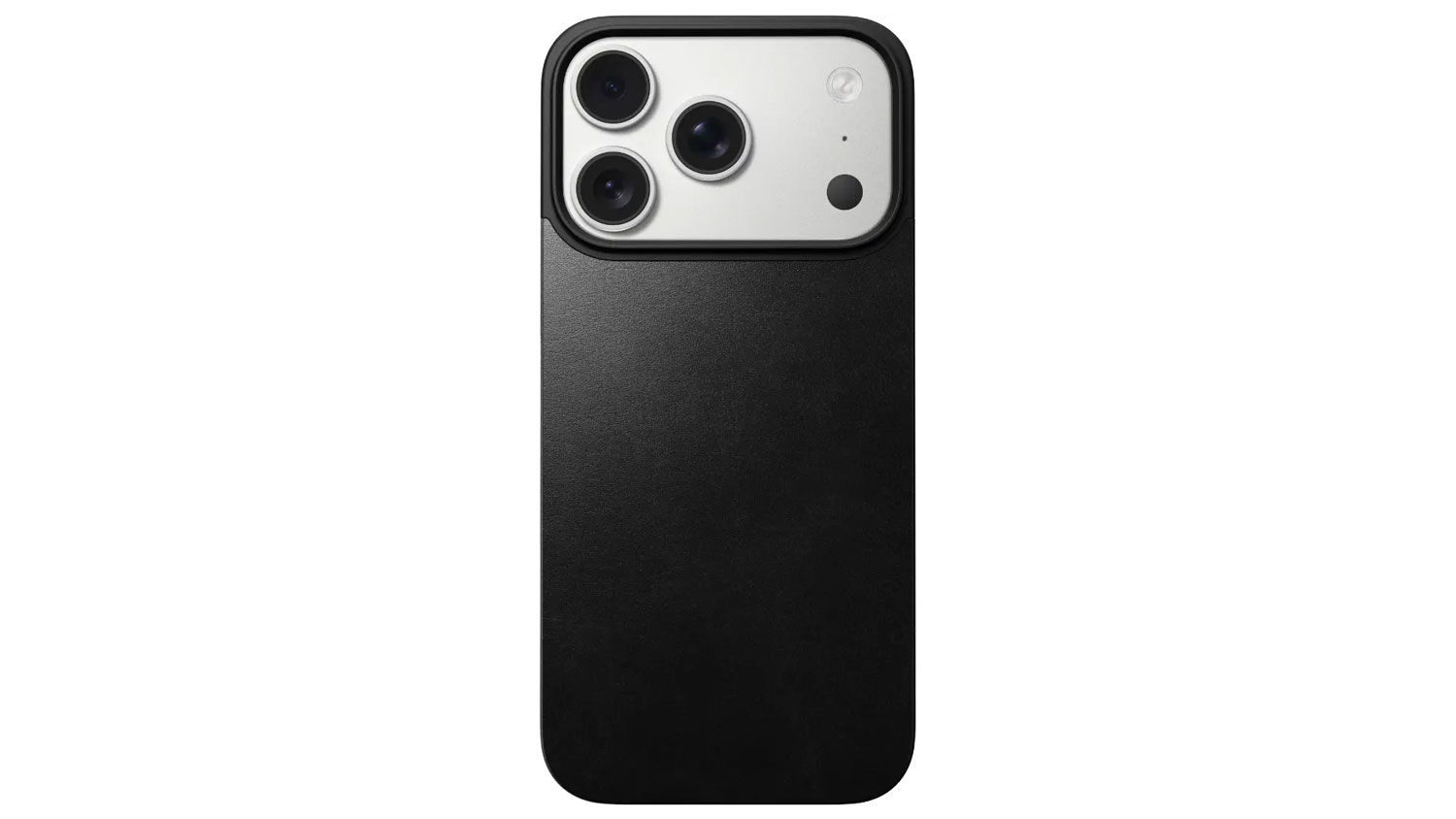Kryt na mobil Nomad Magnetic Leather Back MS iPhone 17 Pro Black