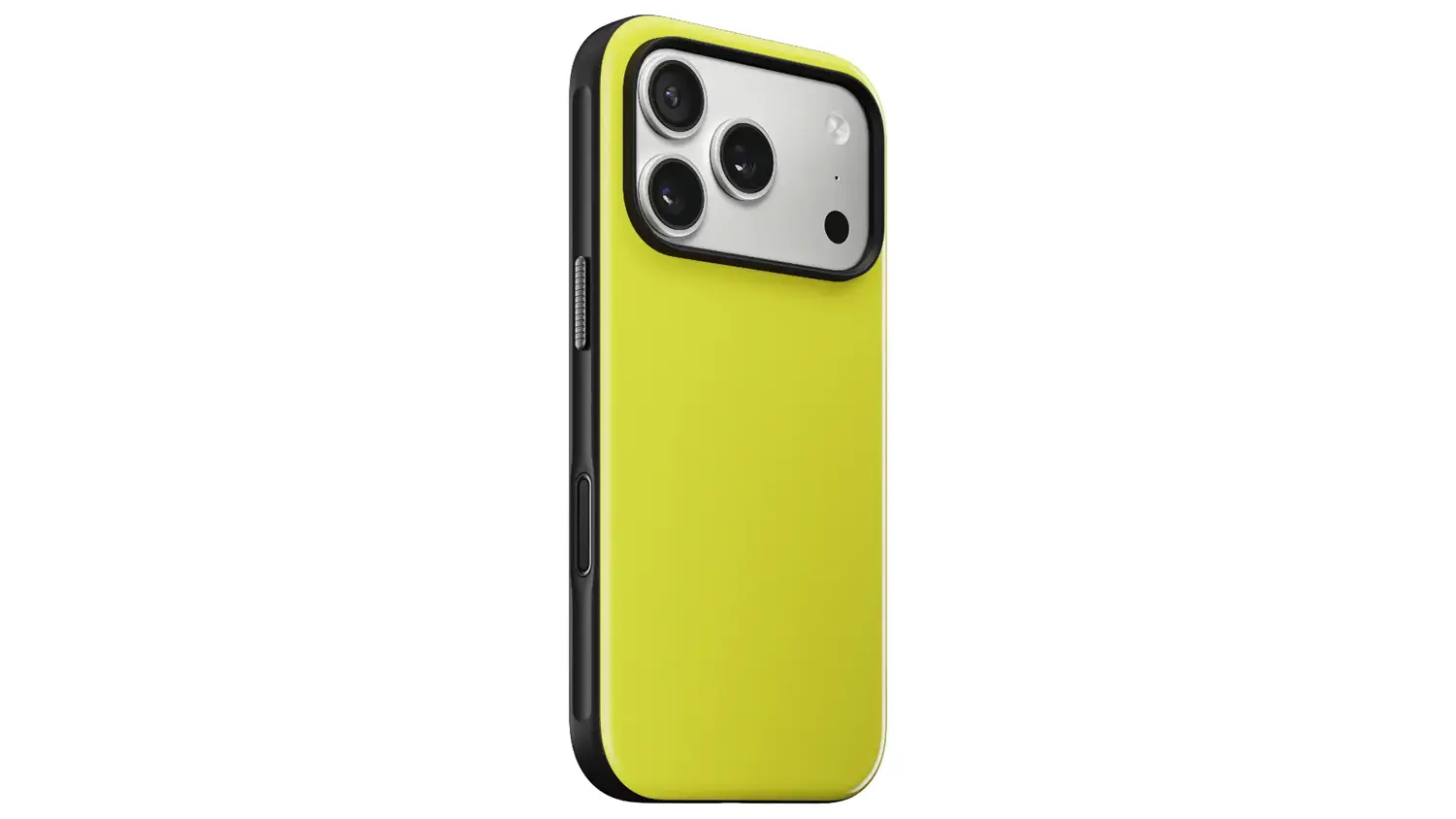 Kryt na mobil Nomad Modern Case iPhone 17 Pro Volt šikmý přední pohled