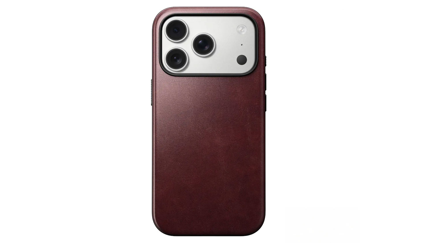 Kryt na mobil Modern Leather Case iPhone 17 Pro Max Burgundy