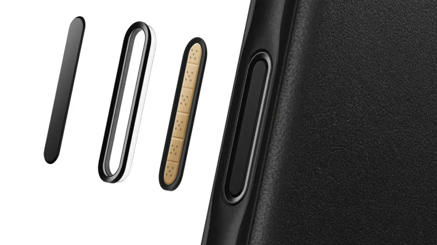 Tlačidlo fotoaparátu u puzdra Modern Leather Folio