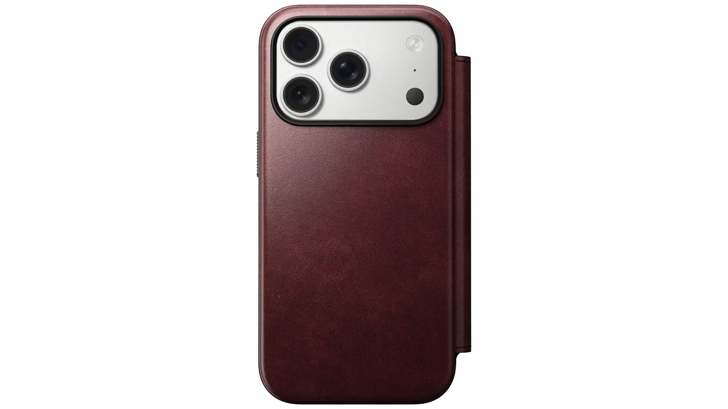 Kryt na mobil Modern Leather Folio iPhone 17 Pro Max Burgundy