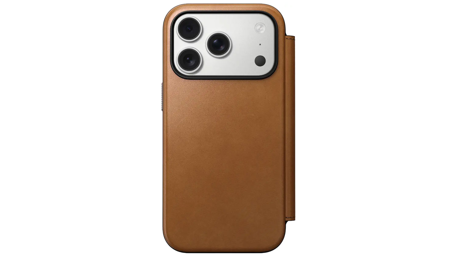 Kryt na mobil Modern Leather Folio iPhone 17 Pro Max English tan