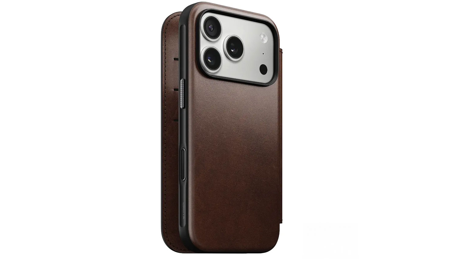 Kryt na mobil Modern Leather Folio iPhone 17 Pro Max Rustic brown