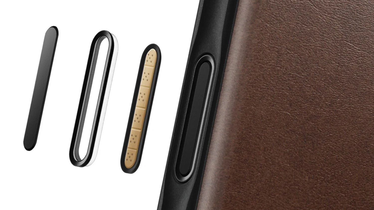 Tlačítko fotoaparátu pouzdra Modern Leather Folio