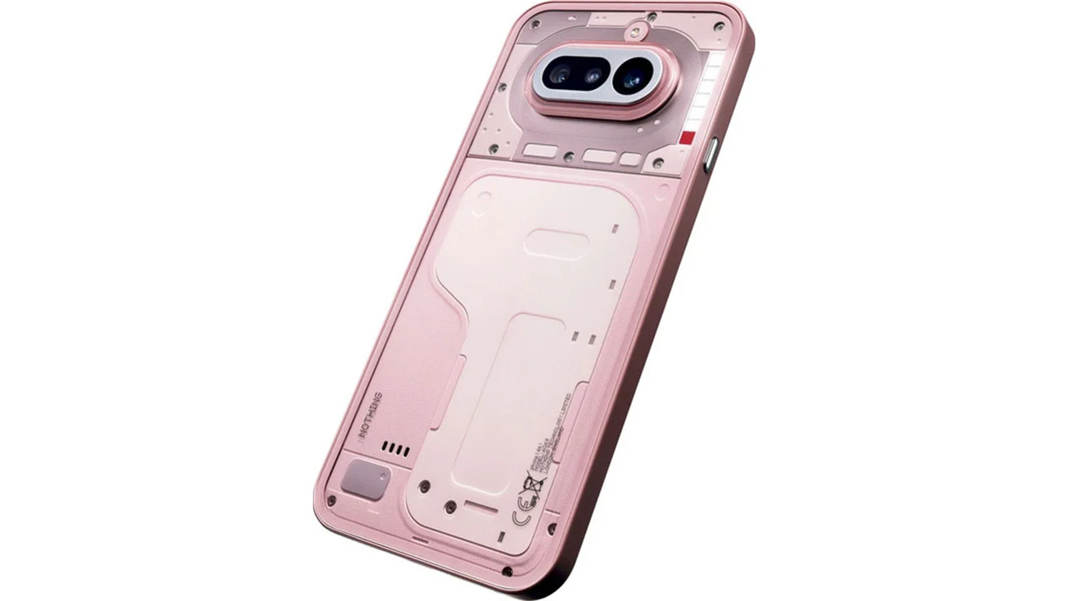 Zadní strana telefonu Nothing Phone 4A