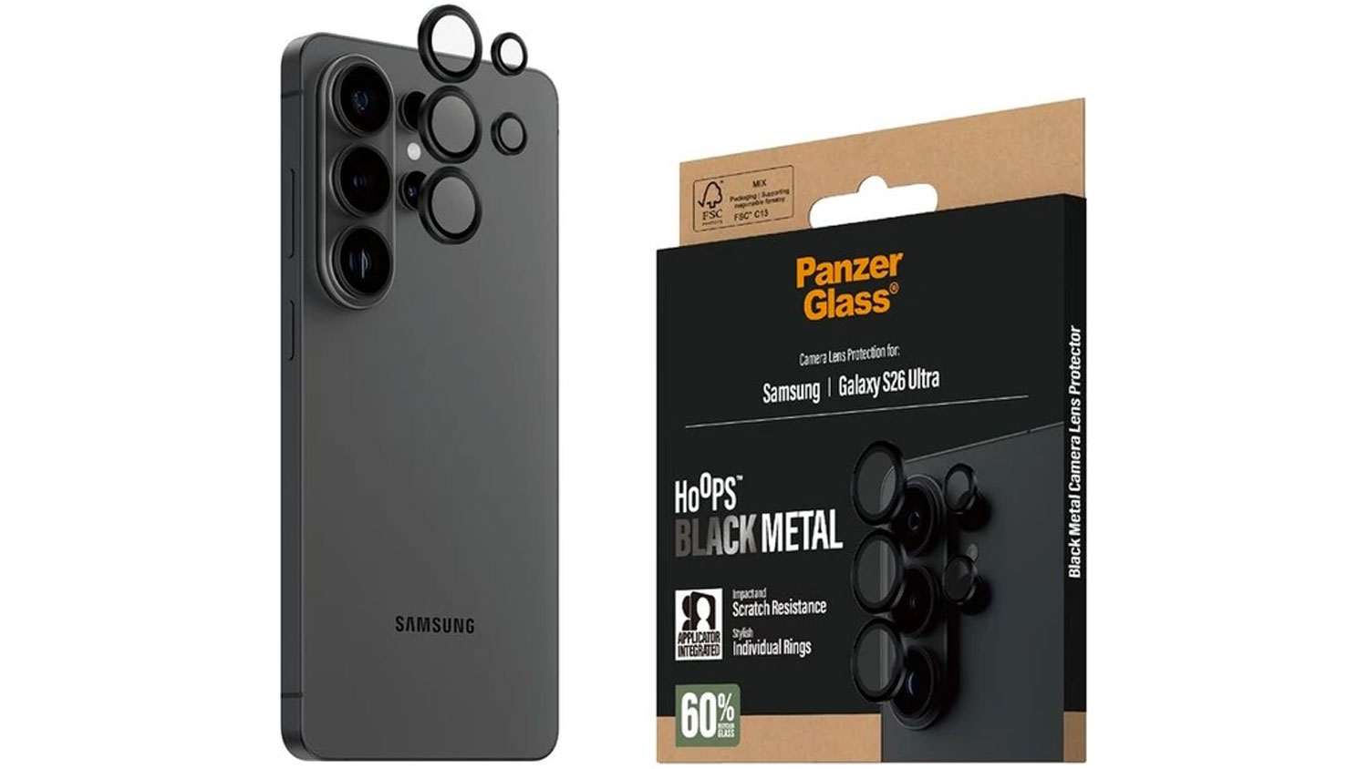 Ochrann&yacute; kryt objekt&iacute;vu PanzerGlass Hoops Samsung Galaxy S26 Ultra