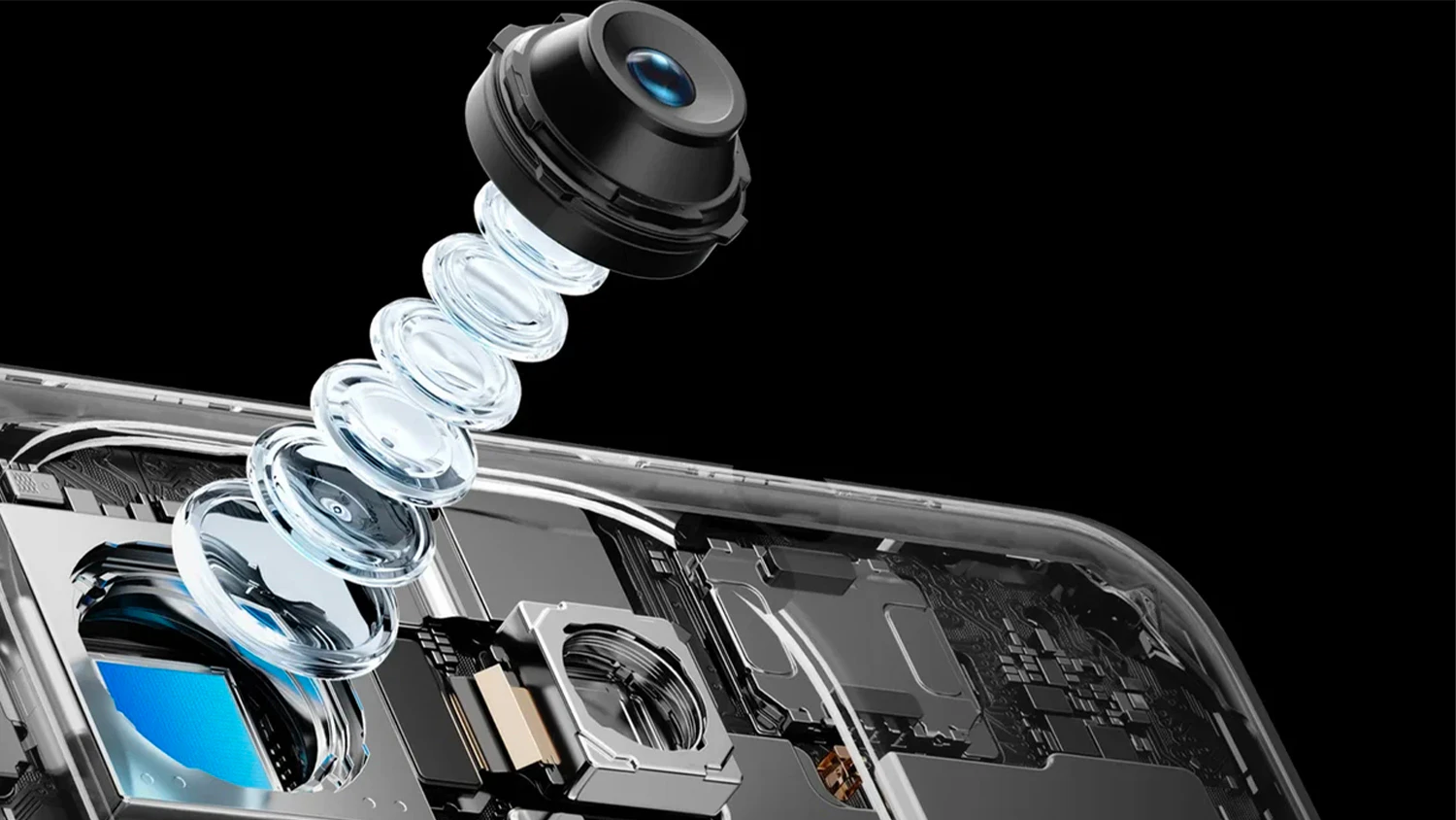 Vrstvy fotoaparátu smartfónu Realme 16 Pro 5G