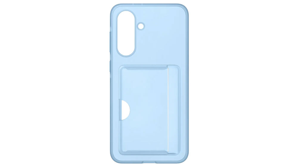 Zadní kryt s kapsou na mobil Galaxy A36 modrá Samsung_02