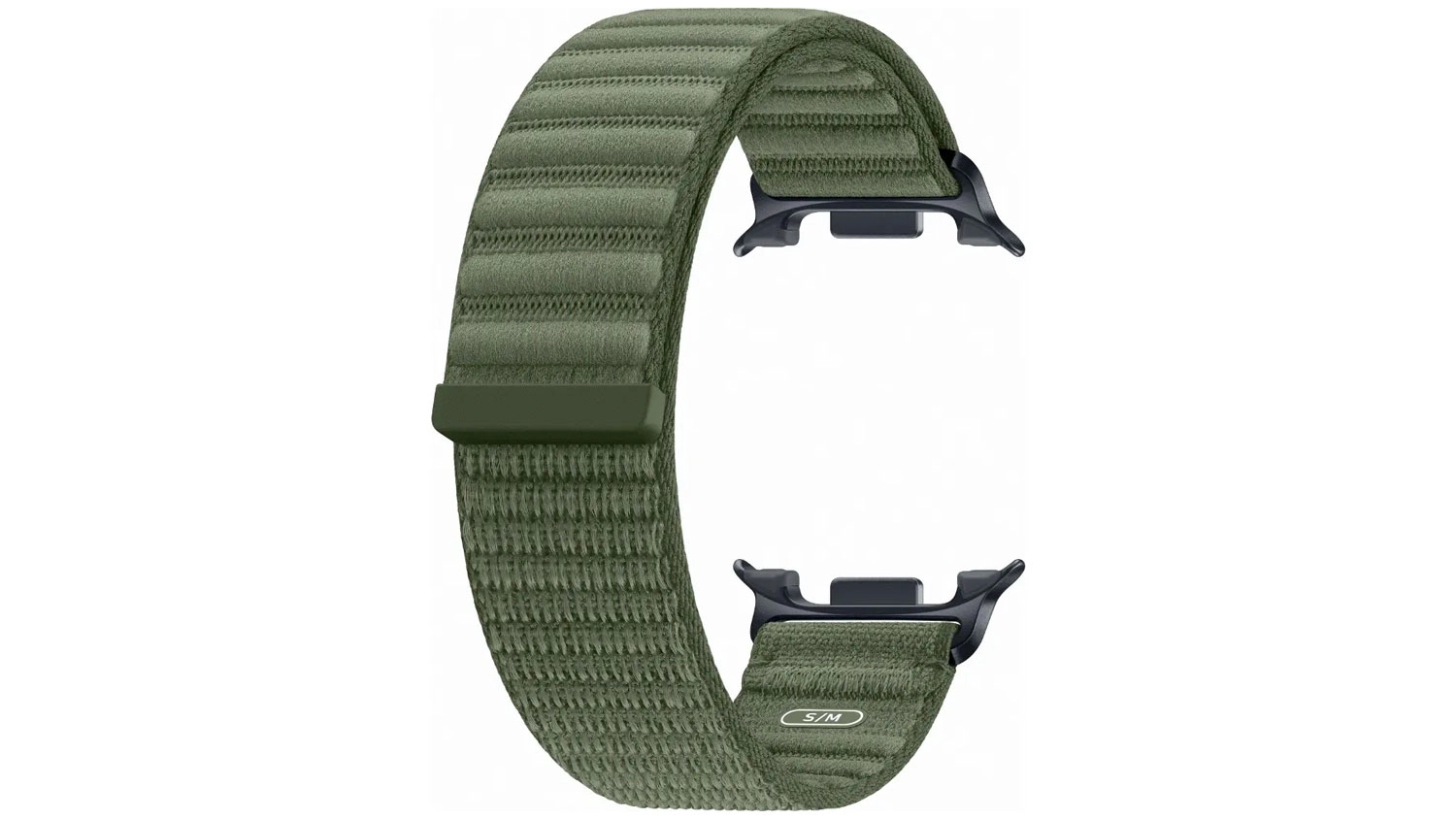 Řem&iacute;nek na hodinky Samsung Watch9 Fabrics Band S/M Olive