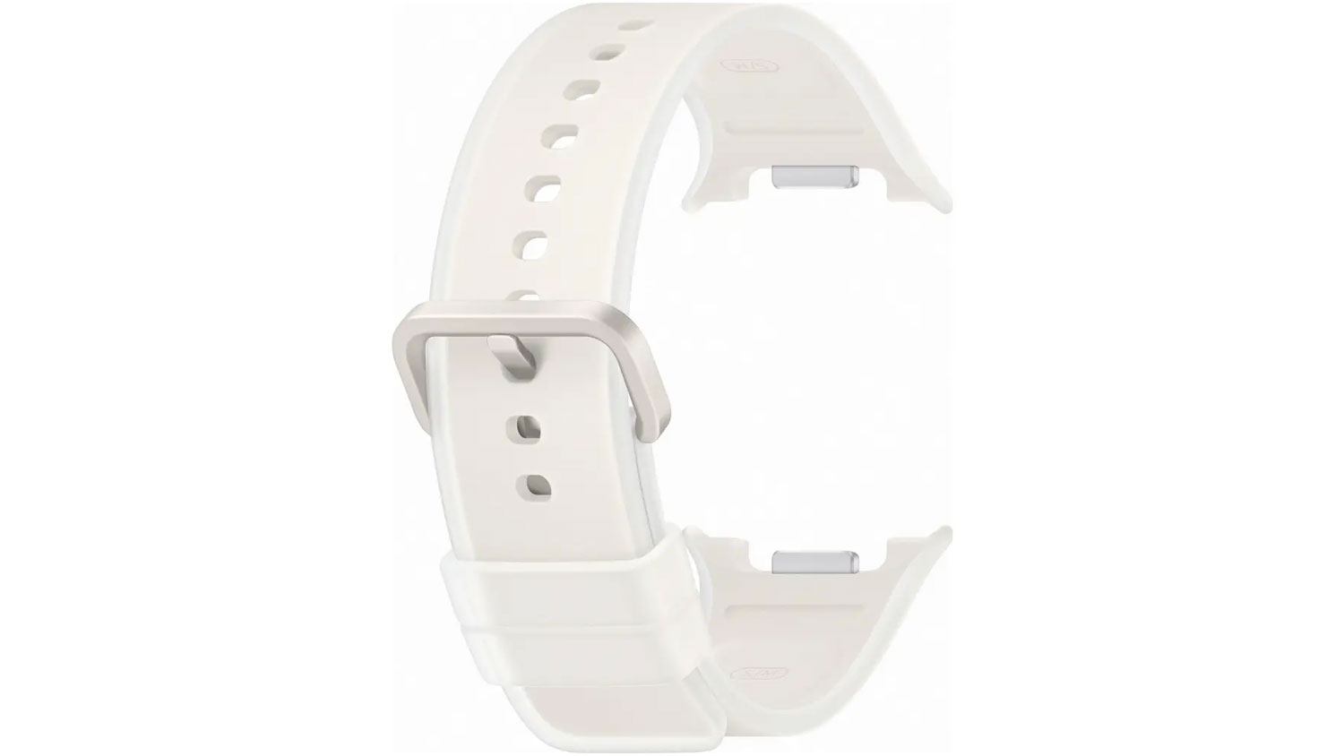 Řem&iacute;nek na hodinky Samsung Watch9 Silicone Band S/M Cream