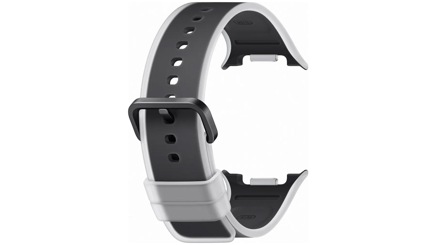Řem&iacute;nek na hodinky Samsung Watch9 Silicone Band S/M Black