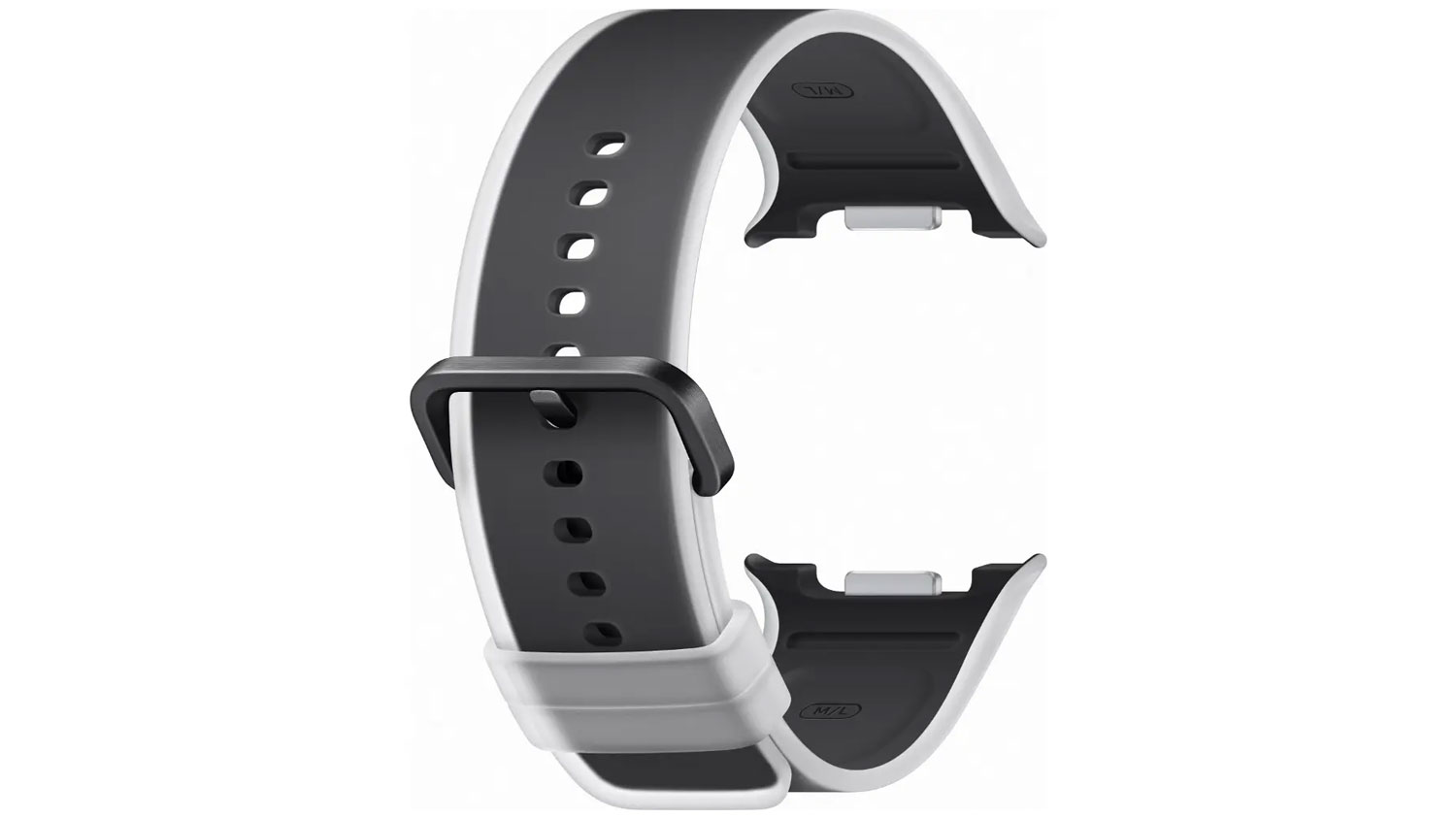 Řem&iacute;nek na hodinky Samsung Watch9 Silicone Band M/L Black