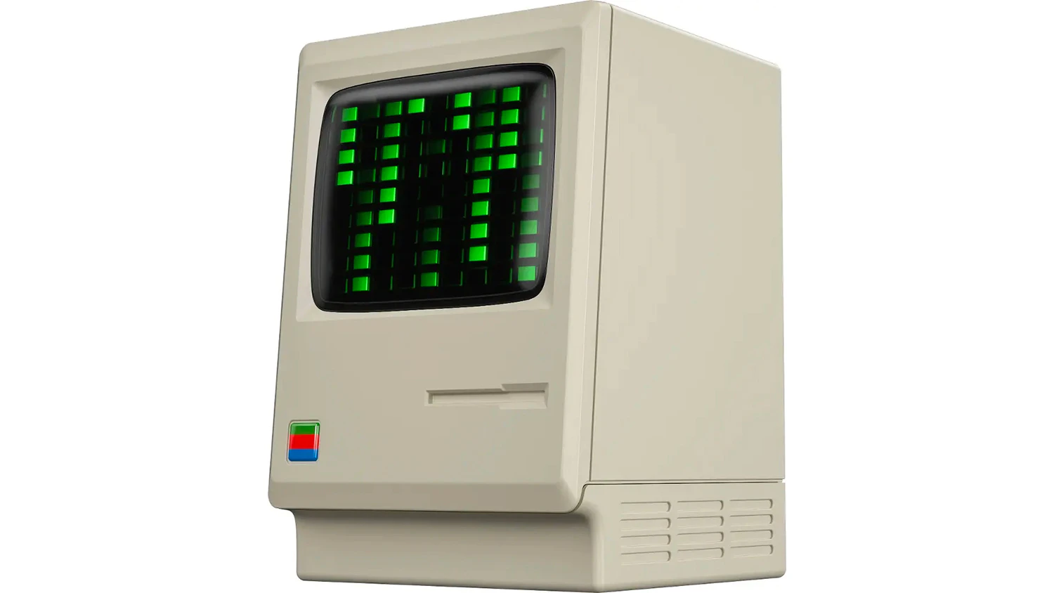 Nabíječka Sharge Retro 67W USB-C GaN bílá zboku