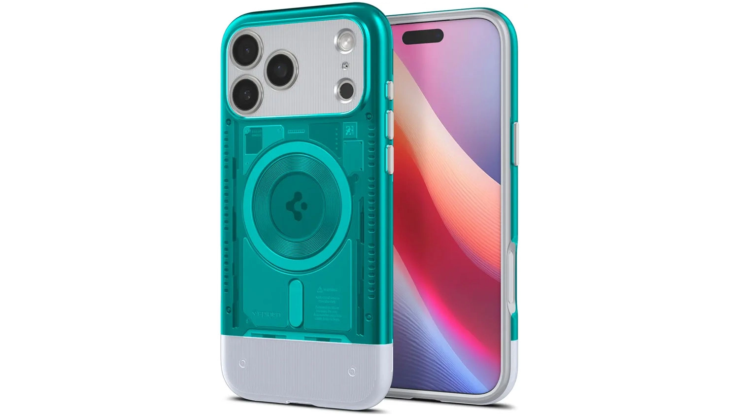 Kryt na mobil Spigen Classic C1 MS case iPhone 17 Pro Bondi blue