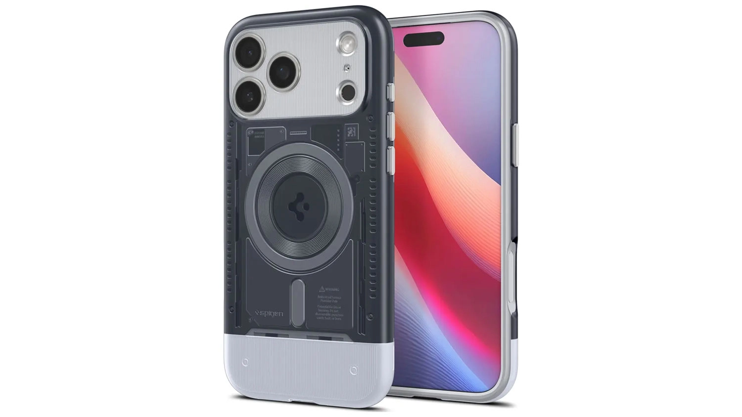 Kryt na mobil Spigen Classic C1 MS case iPhone 17 Pro Graphite