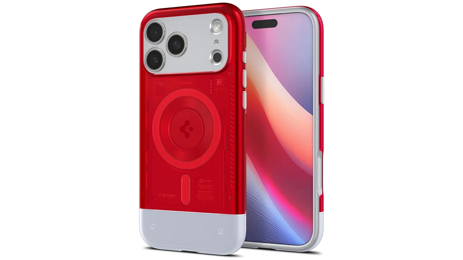 Kryt na mobil Spigen Classic C1 MS case iPhone 17 Pro Max Ruby