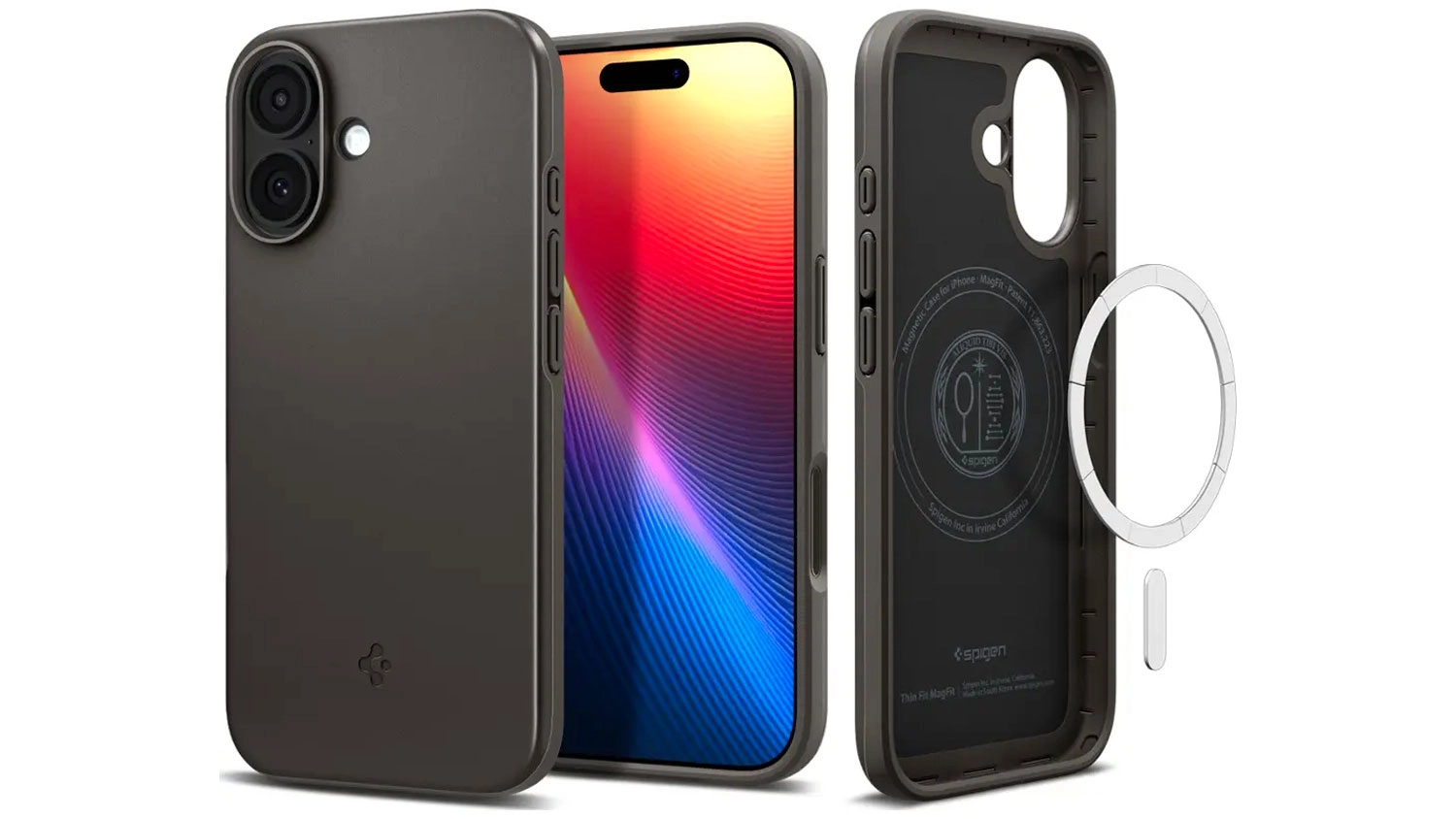 Kryt na mobil Thin Fit MS iPhone 17 Gunmetal