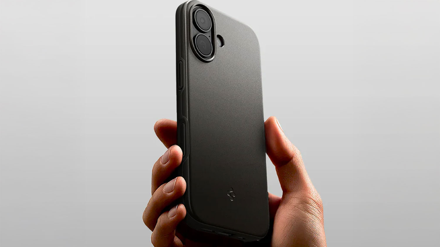 Ruka držia mobil v puzdre Thin Fit MS iPhone