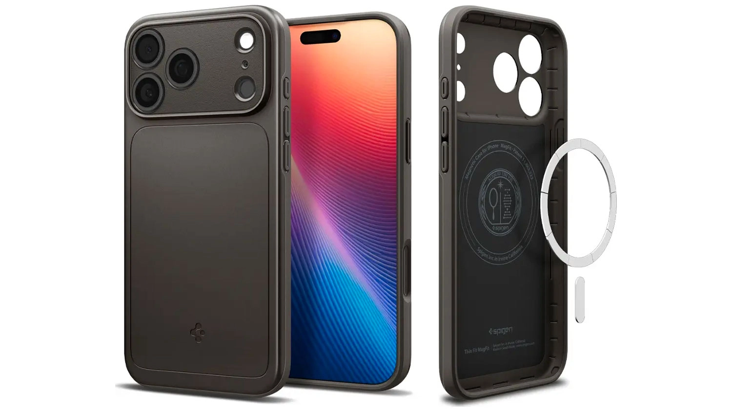 Kryt na mobil Thin Fit MS iPhone 17 Pro Max Gunmetal