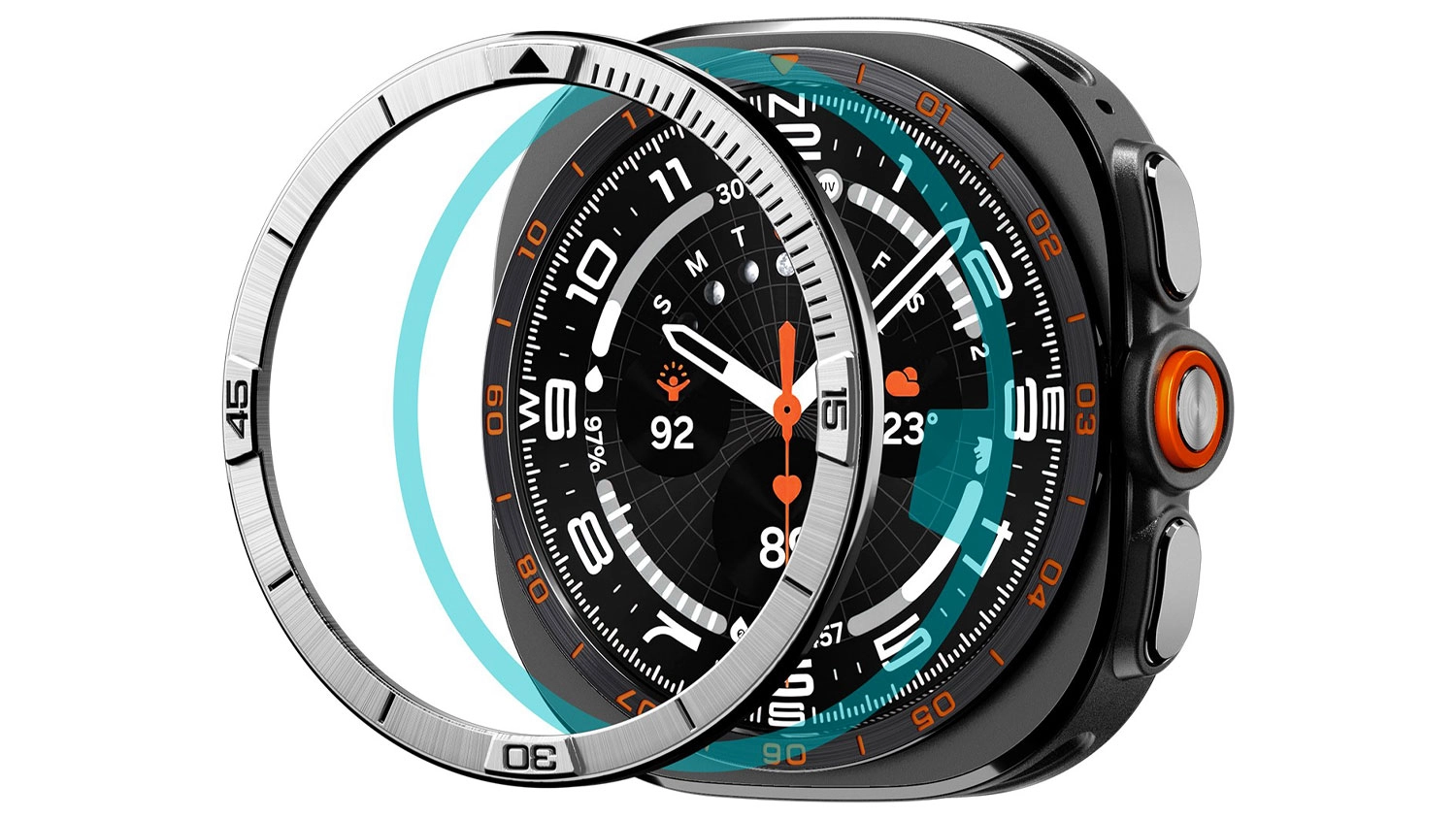 Kryt k chytrým hodinkám Spigen Bezel Tune (Pilot) Samsung Galaxy Watch Ultra 2 47mm