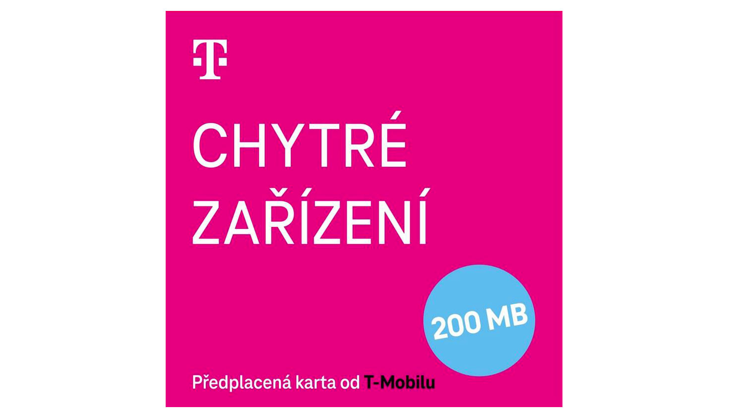 Předplacen&aacute; SIM karta T-Mobile 200 MB