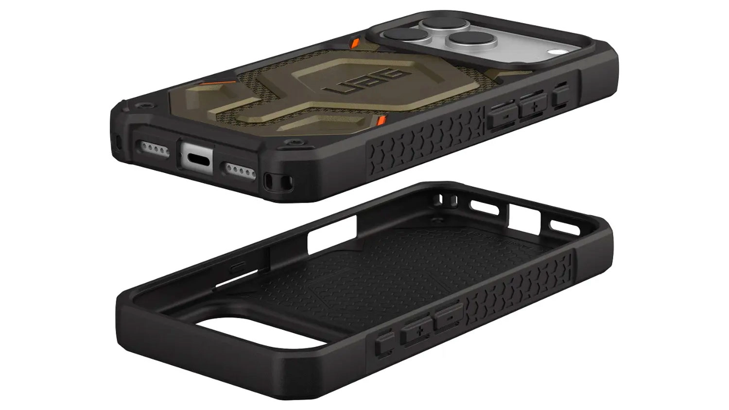 Kryt na mobil UAG Monarch Pro case iPhone 17 Pro Kevlar Element Green