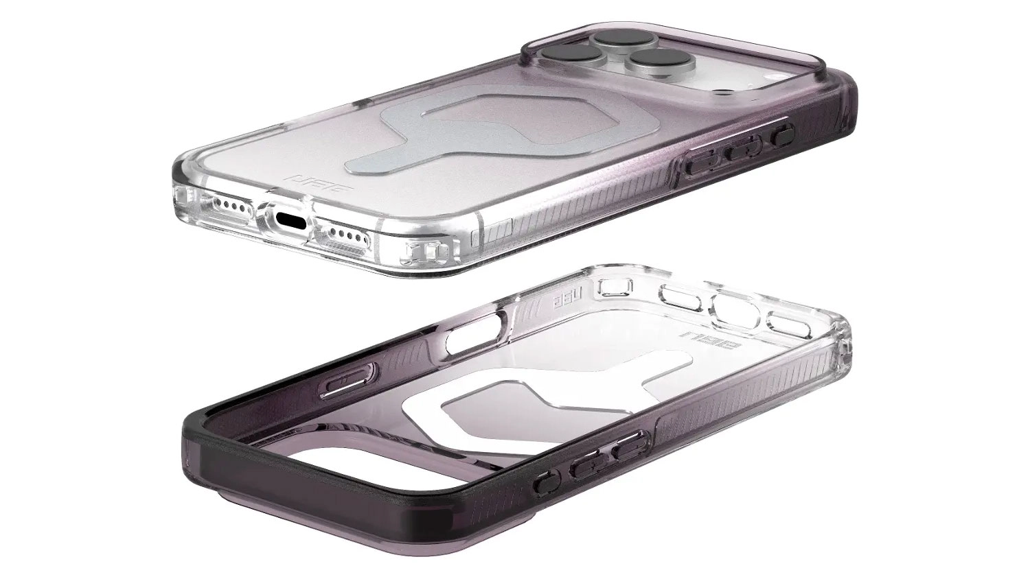 Kryt na mobil Plyo MS case iPhone 17 Pro Black/Clear Ombre