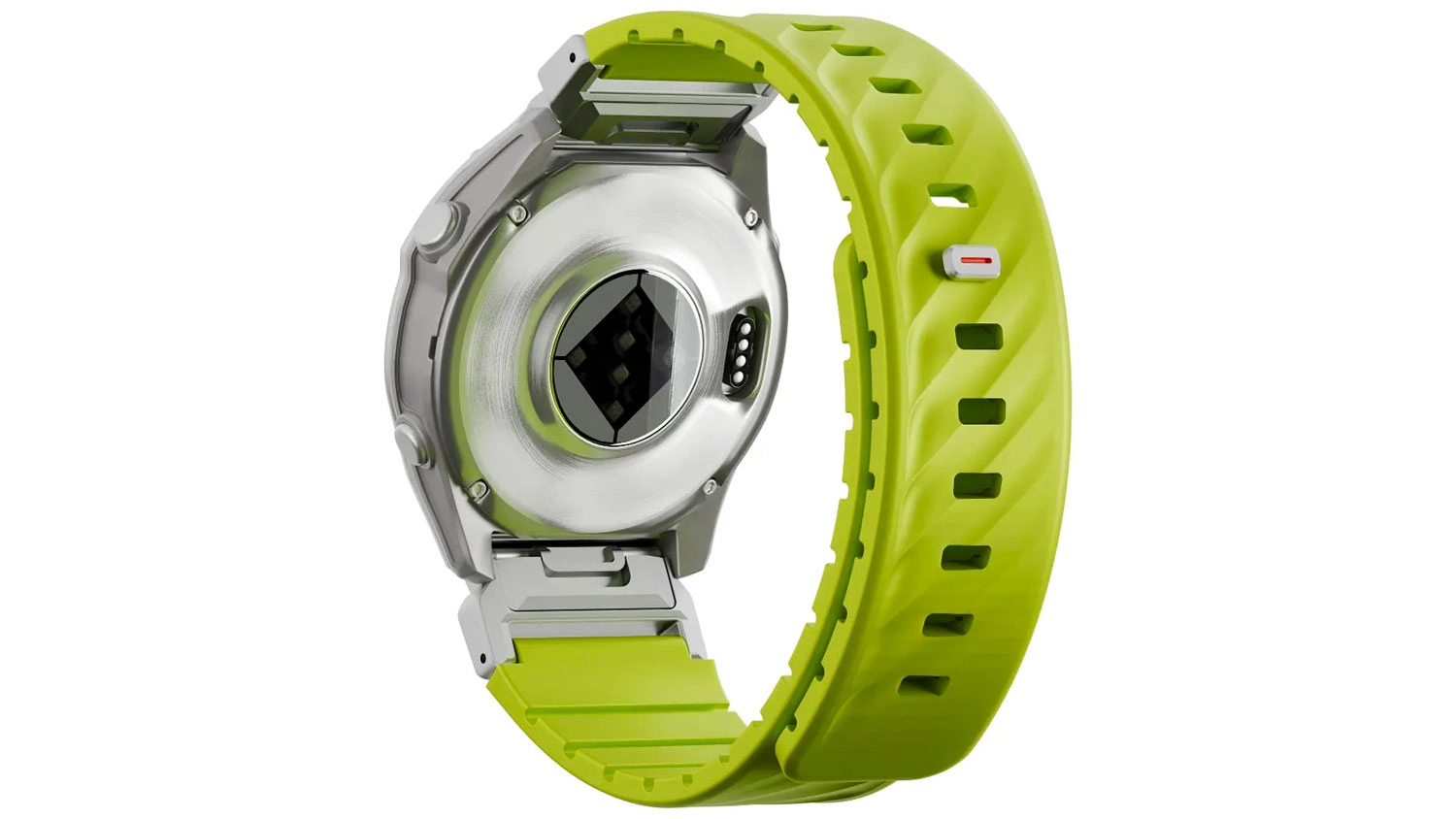 Řemínek na hodinky UNIQ Fluo magnetic Garmin 22 mm Dark lime