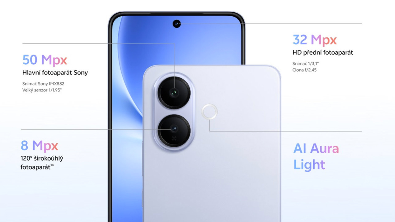 Fotoaparáty telefonu Vivo V70 Lite 5G