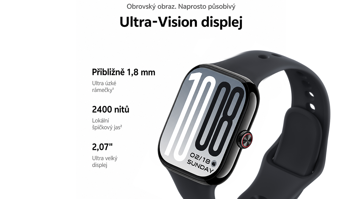 Displej hodinek Vivo WATCH GT 2