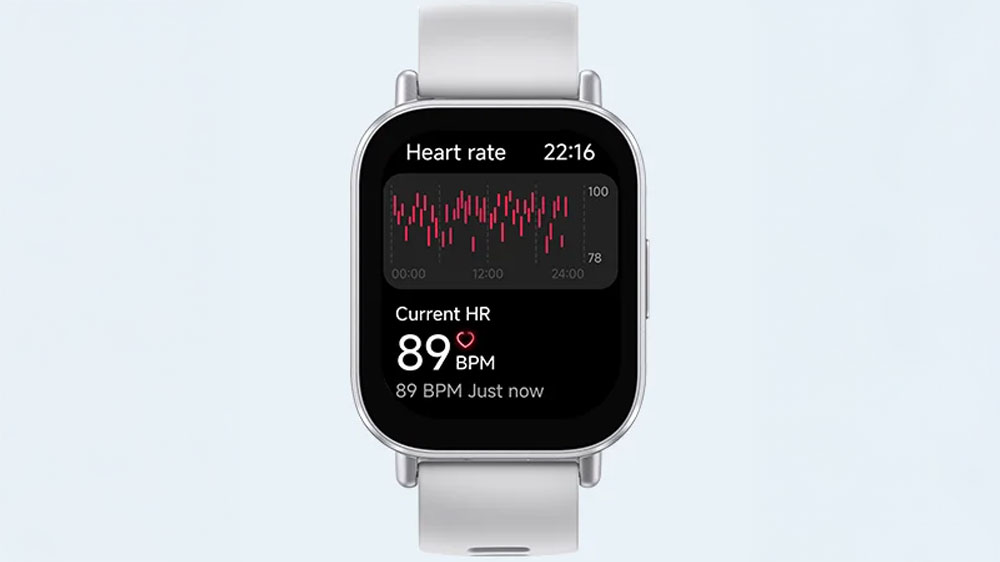 Chytré hodinky Xiaomi Redmi Watch 5 Active Silver při měření srdečního tepu a sledování zdravotních funkcí_02