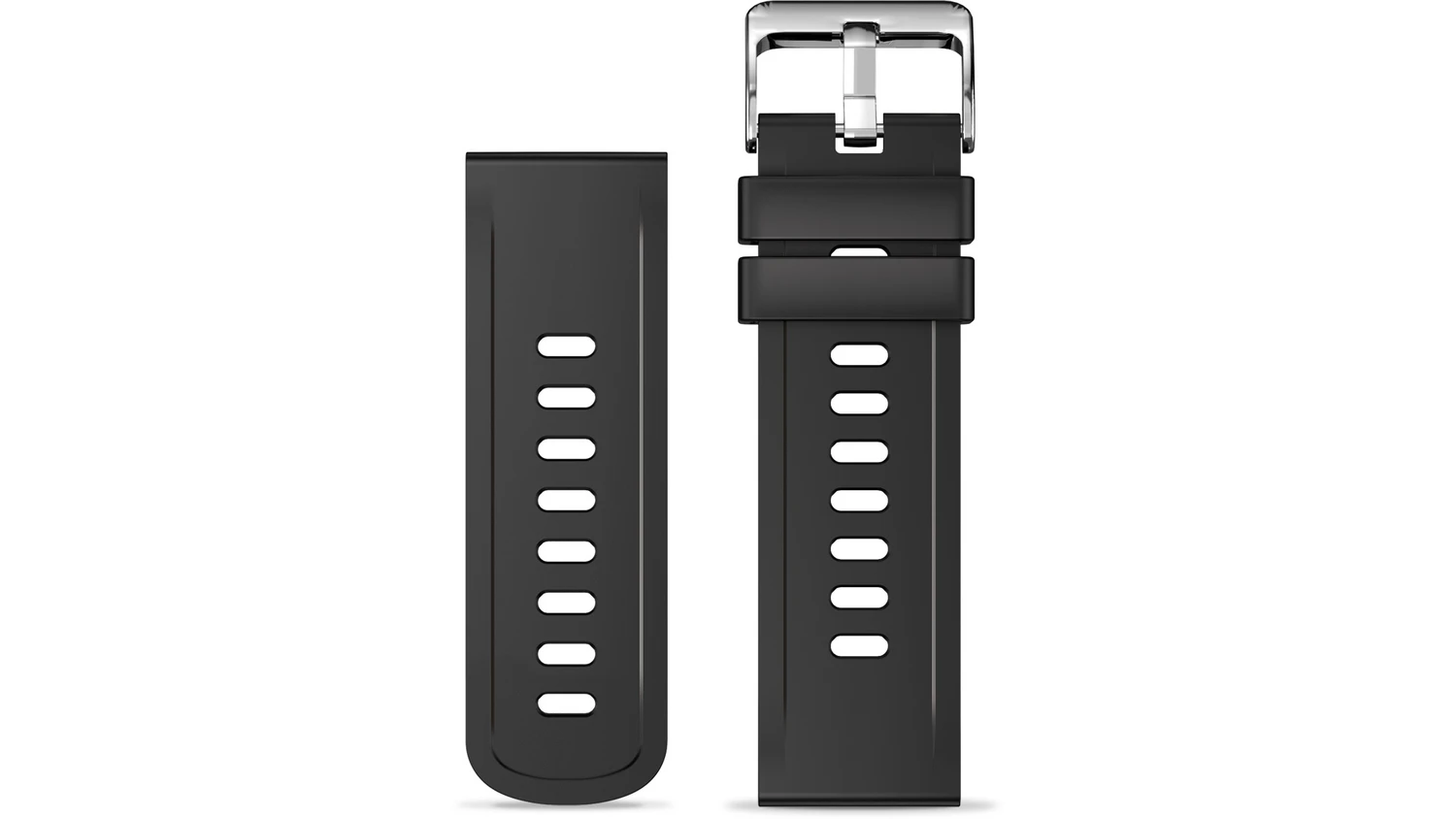 Řem&iacute;nek k chytr&yacute;m hodink&aacute;m Aligator Silicone 22mm Black