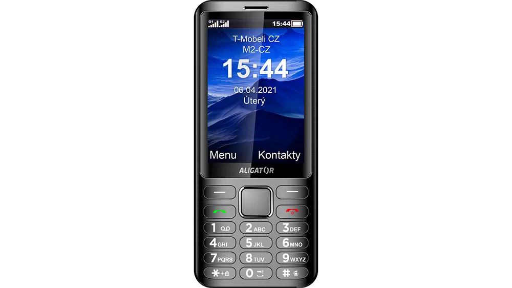 Tlač&iacute;tkov&yacute; telefon Aligator D950 Dual SIM &scaron;ed&yacute; antracit_02