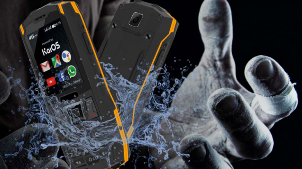 Mobilní telefon Aligator K50 eXtremo černo-oranžová