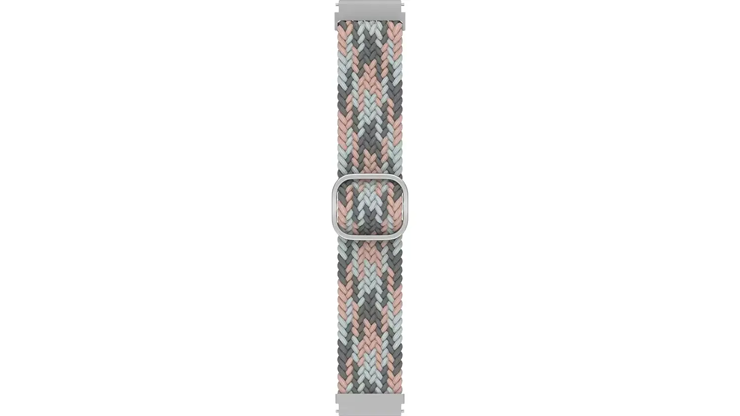 Náhradní textilní řemínek ALIGATOR 22 mm v růžovo-šedém provedení