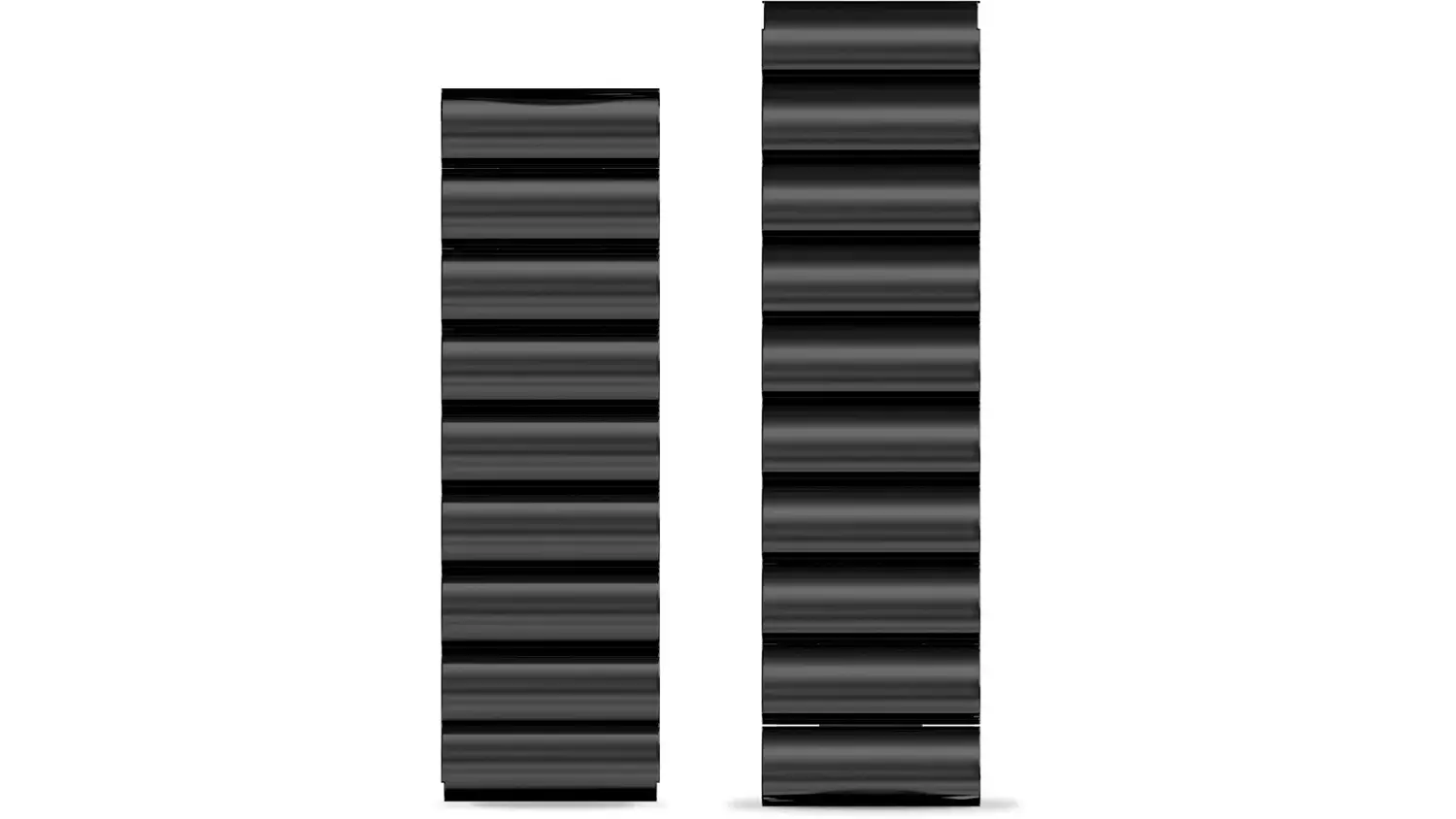Náhradní řemínek Aligator Kovový 22 mm Černý