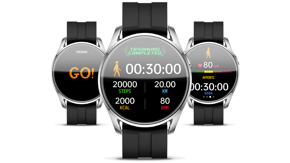 Chytré hodinky Aligator Watch Pro X Y32 stříbrné