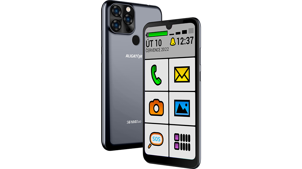 Mobilní telefon ALIGATOR S6100 Senior 2/32 GB