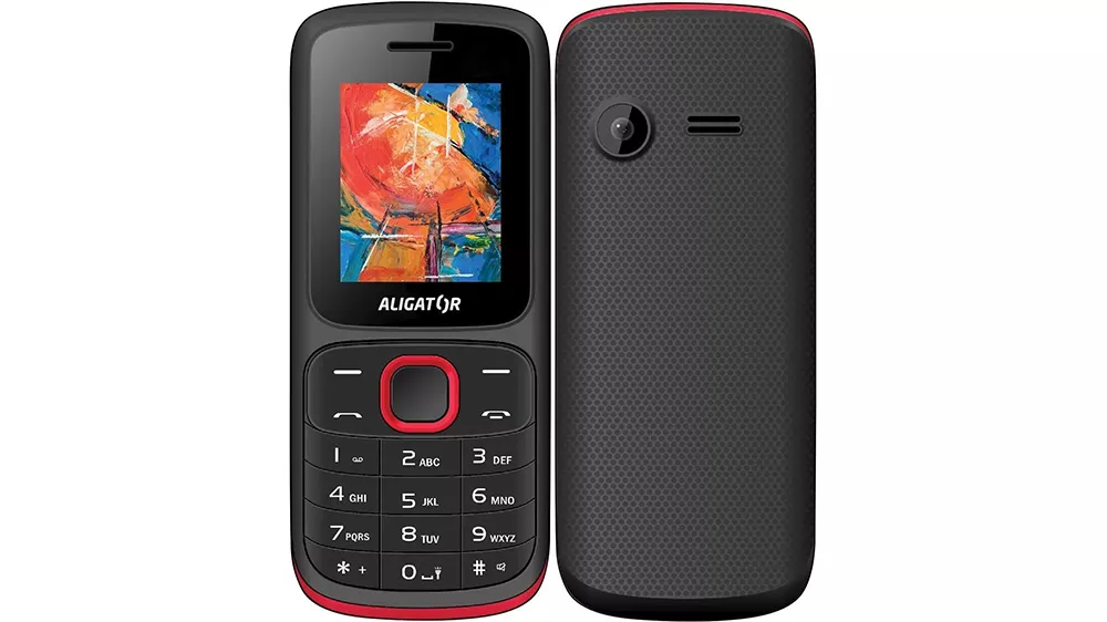 Mobilní telefon Dual SIM Aligator D210 black/red_01