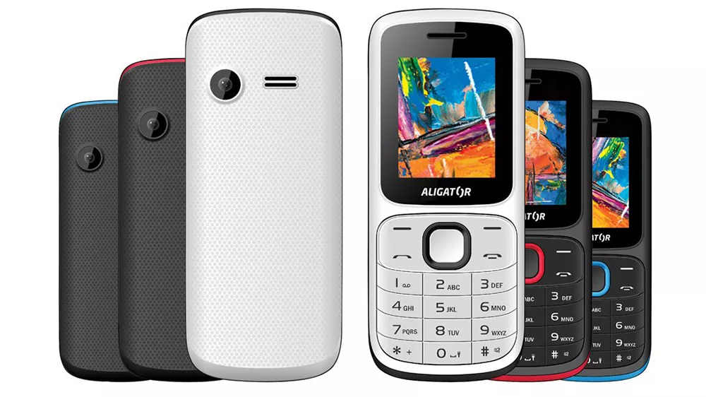 Mobilní telefon Dual SIM Aligator D210 black/red_02