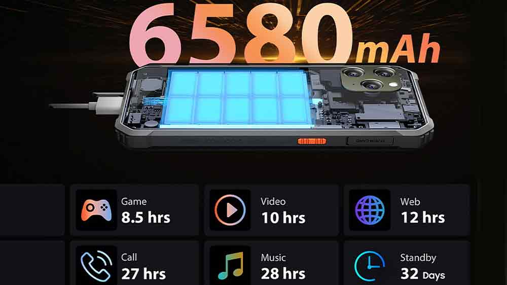 Smartphone ALIGATOR Blackview BV5300, dlouhá výdrž baterie_04