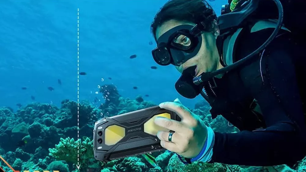 Chytrý telefon Aligator Blackview BV7300 při focení pod vodou_04