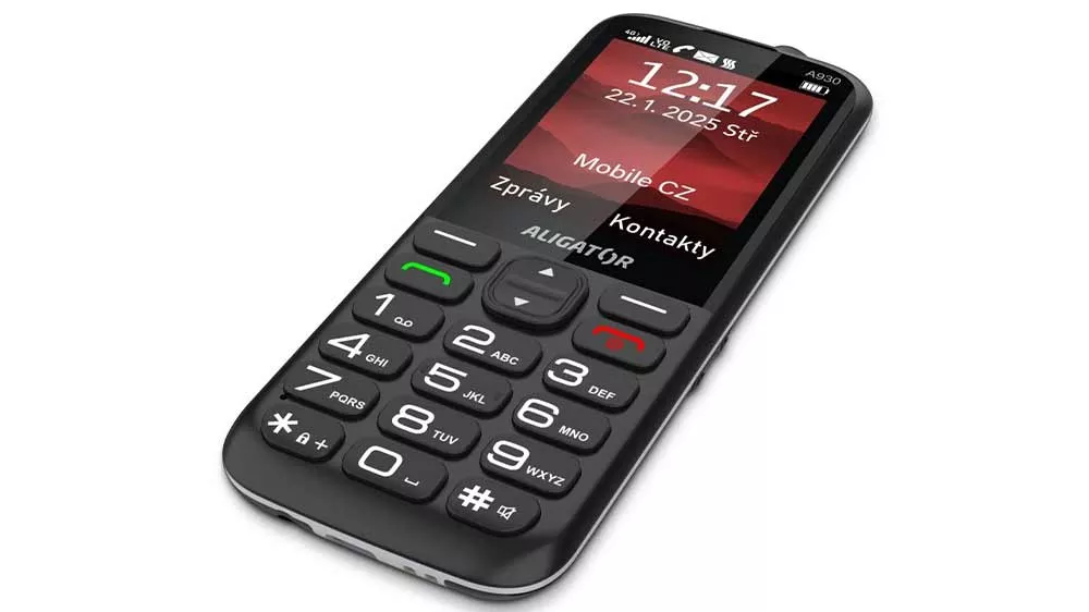 Mobiln&iacute; telefon Aligator A930 ze předu_02
