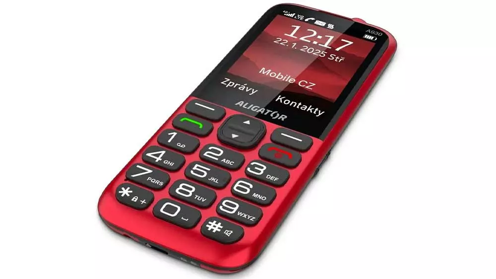 Mobiln&iacute; telefon Aligator A930 ze předu_02